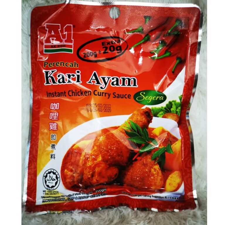 A1 INSTANT CHICKEN CURRY SAUCE/PERENCAH KARI AYAM SEGERA (200G)