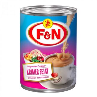 F&N EVAPORATED CREAMER 390GM (KRIMER SEJAT/SUSU CAIR)