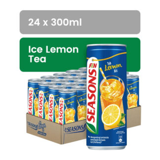 F&N SEASONS ICE LEMON TEA 300ML X 24 CANS (1 CARTON)