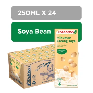 F&N SEASONS SOYABEAN 250ML X 24 (TETRA PACK 1 CARTON)